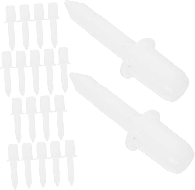 Homoyoyo 20 Pcs Plastic Spring Pins Window Shutter Louver Repair Kit - Image 1